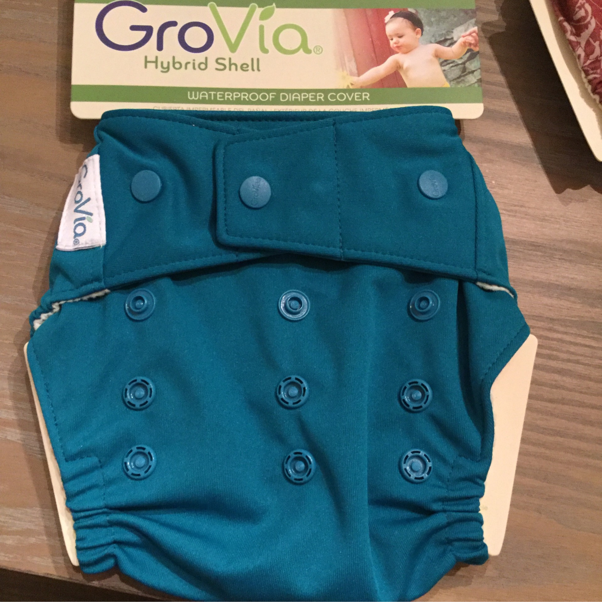 SNAP6 Abalone Snap Shell 8-30 Lbs - Over the Moon Cloth Diaper Service